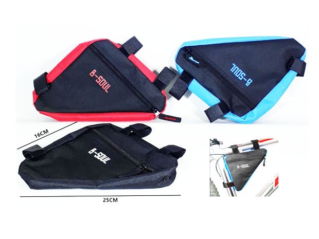 &u++ BOLSO ALFORJA TRIANGULAR PARA BICICLETA